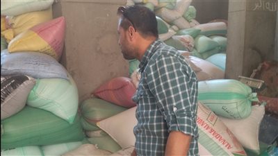 “التموين ”تضبط ١٠٥ طن قمح محلى  بالدقهلية  
