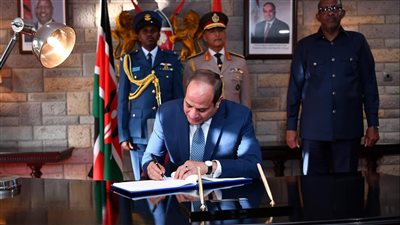 رسالة من الرئيس عبد الفتاح السيسي 