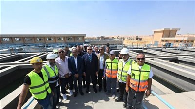 وزير الإسكان يتفقد محطة تنقية مياه الشرب بالقاهرة الجديدة