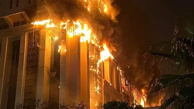 التفاصيل الكاملة لحريق مديرية أمن الإسماعيلية 