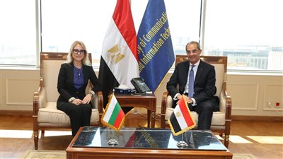 وزير الاتصالات يبحث مع وزيرة الابتكار والنمو ببلغاريا فتح آفاق للتعاون المشترك بين مصر
