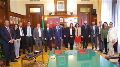 بنك مصر وفيزا يوقعان اتفاقية تعاون للتوسع في نشاط المدفوعات