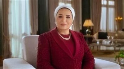 انتصار السيسي: قلوبنا يعتصرها الألم على ضحايا حادث المنوفية