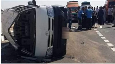بالتزامن مع زيارة كامل الوزير.. حادث جديد على الطريق الإقليمي بالمنوفية