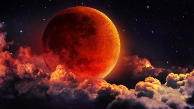 القمر الدموي” يزين سماء العالم في خسوف قمري كلي نادر ليلة 7–8 سبتمبر