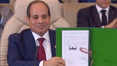  السيسي: ليكن اتفاق غزة بداية عهد جديد من السلام في الشرق الأوسط