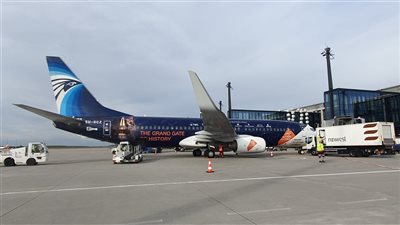 في حدث تاريخي عالمي.. مصر للطيران تحلّق بشعار المتحف المصري الكبير حول العالم