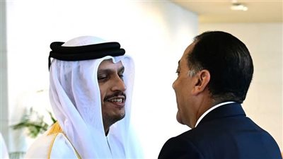 رئيس الوزراء القطري يستقبل الدكتور مصطفى مدبولي بالدوحة