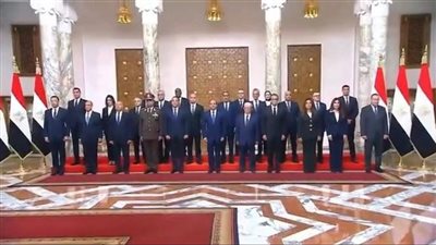  السيسي يشهد أداء اليمين الدستورية لنائب رئيس الوزراء والوزراء ونواب الوزراء الجدد