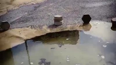 وزارة النقل: كسر ماسورة مياه يتسبب في هبوط أرضي جزئي بجوار عقار بمصر القديمة