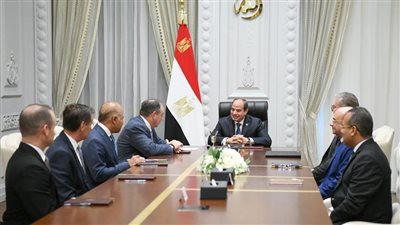 السيسي يستقبل الرئيس التنفيذي لشركة أباتشي