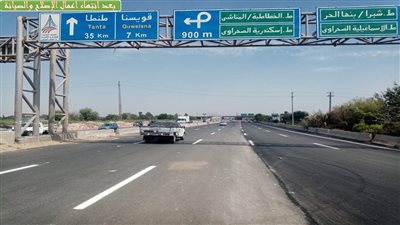 الهيئة العامة للطرق والكباري: إعادة فتح حركة المرور باتجاه القاهرة/ الإسكندرية بكوبري بنها على النيل على طريق الإسكندرية الزراعي 