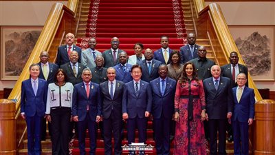 وزير الخارجية يلتقي رئيس جمهورية كوريا الجنوبية