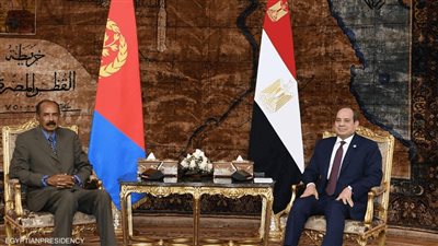 السيسي وأفورقي يؤكدان تعزيز التعاون الثنائي والتنسيق بشأن أم