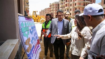 وزيرة الإسكان تتفقد مشروع ديارنا بالتجمع الثالث وتؤكد الالتزام بالجودة العالية التنفيذ