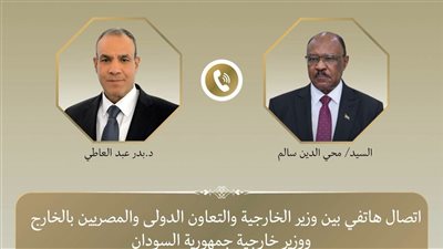 وزير الخارجية يبحث مع نظيره السوداني سبل تعزيز العلاقات الثنائية وتطورات الأوضاع في السودان