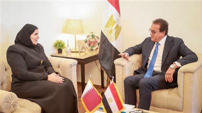 وزير الصحة يبحث مع وزيرة قطر سبل دعم الفلسطينيين وتعزيز التعاون الصحي المشترك